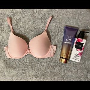 Victoria’s Secret Pastel Pink Push-Up Bra